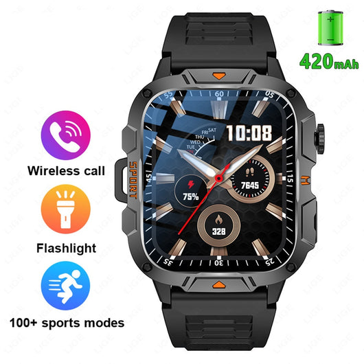 Reloj Inteligente Deportivo con Pantalla Grande y Monitor de Frecuencia Cardíaca - Image 6