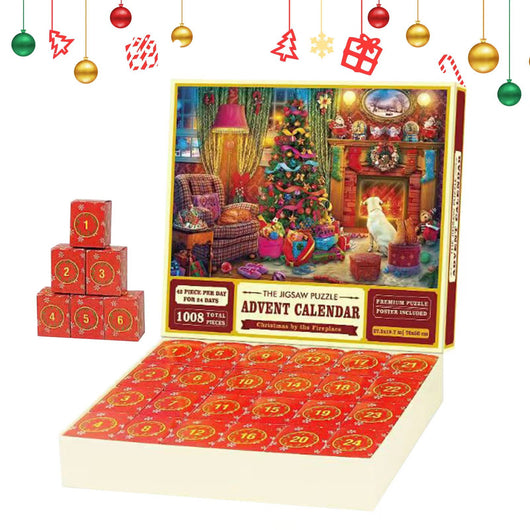 Calendario Adviento Navideño 24 Casillas con Puzzle de 1008 Piezas - Image 6