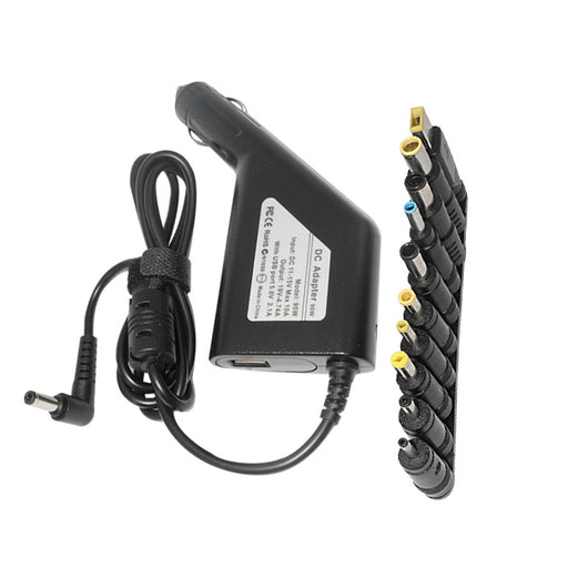 Adaptador Universal 90W para Laptop en Auto - 10 Conectores DC - Image 10