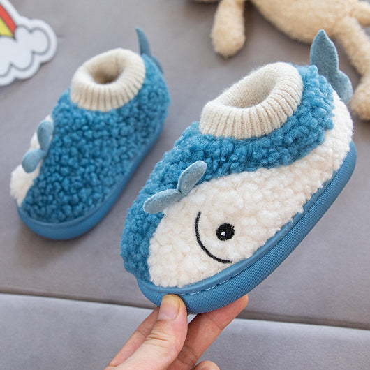Pantuflas Cálidas Antideslizantes para Bebés y Niños con Diseño Dinosaurio - Image 3