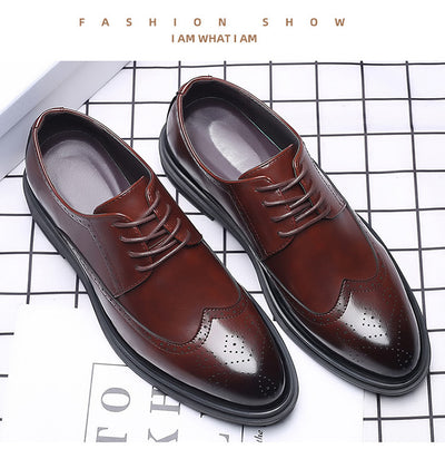 Zapatos de Cuero Oxford Estilo Británico para Hombre - Elegancia Profesional - Image 19