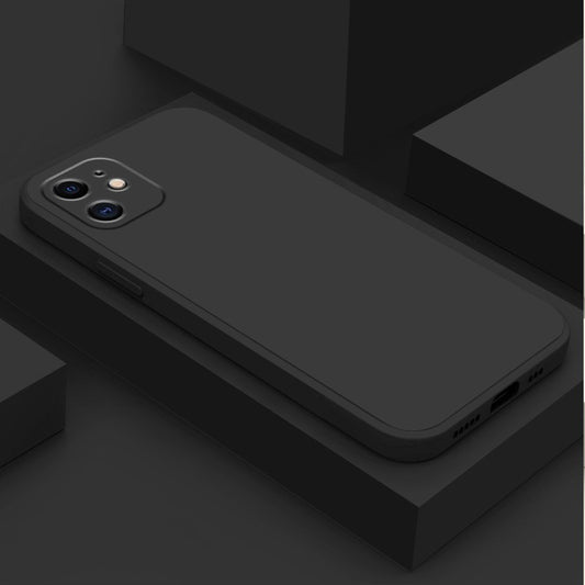 Funda de Silicona Líquida TPU con Bordes Rectos y Colores Sólidos