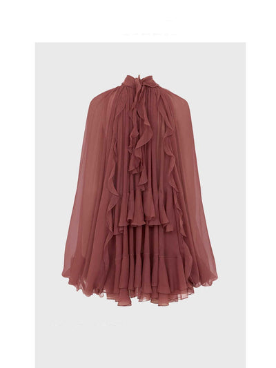 Blusa Manga Larga con Volantes Tridimensionales para Mujer - Image 3