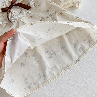 Vestido Romper para Bebé Niña con Mangas Volantes y Encaje - Image 20