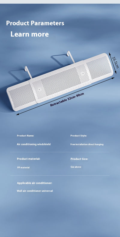 Deflector de Aire Acondicionado Universal Anti-Corriente Directa - Image 15
