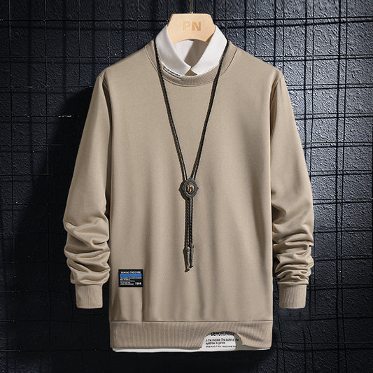 Suéter Casual Slim Fit Primavera Otoño - Colores Lisos Modernos - Image 2