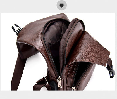 Mochila Antirrobo con Carga USB para Hombre - Bolso Retro de Viaje y Deporte - Image 20