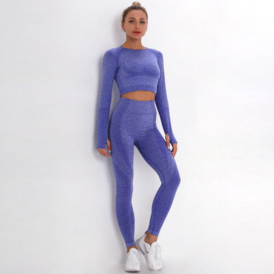 Conjunto Deportivo Ajustado con Estampado Jacquard de Puntos - Image 19