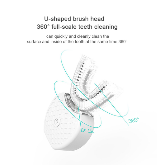 Cepillo Dental Eléctrico Inteligente en U con Carga USB - Image 39