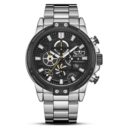 Reloj Deportivo Cronógrafo Acero Inoxidable Luminoso Hombre - Image 7
