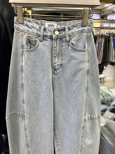 Pantalones Baggy Denim Lavado Banana Estilo Coreano - Image 17