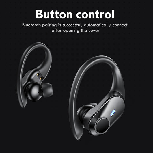 Auriculares Deportivos Bluetooth 5.1 T59 con Gancho Auricular - Image 3