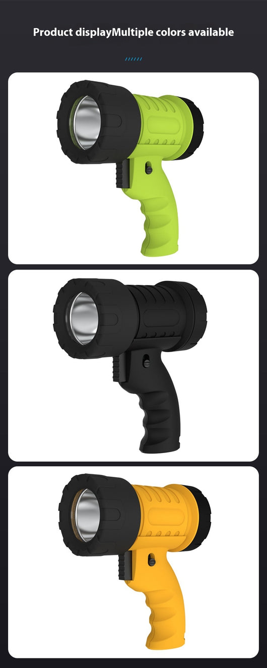Linterna Táctica LED Recargable USB - Alcance Largo Impermeable para Caza - Image 17