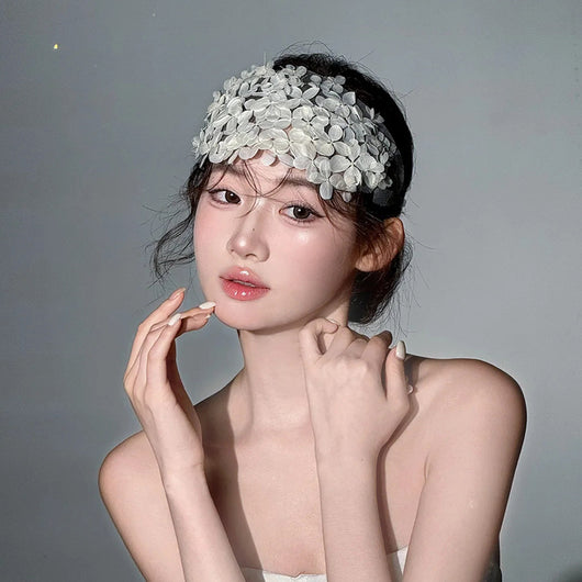 Diadema Media Guirnalda Floral - Accesorio para el Cabello - Image 4