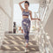 Conjunto de Yoga de Dos Piezas con Cintura Alta y Levantacaderas