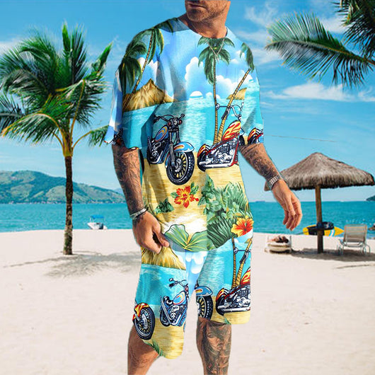Traje Deportivo Casual Hombre Estampado Fresco - Image 8
