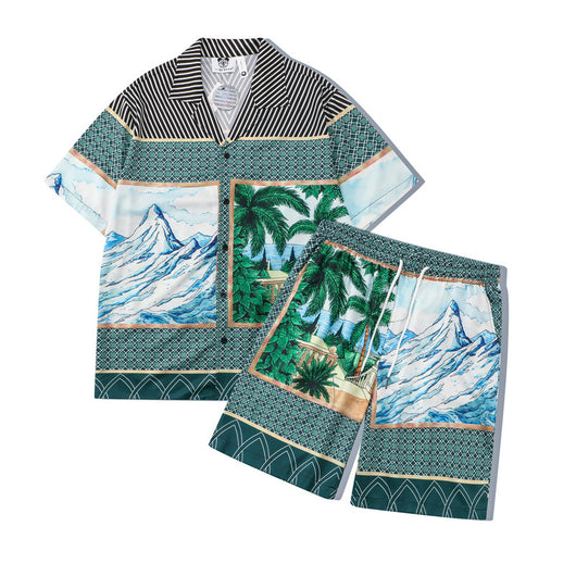 Conjunto Playero Estampado Floral - Camisa Casual Playa - Image 7