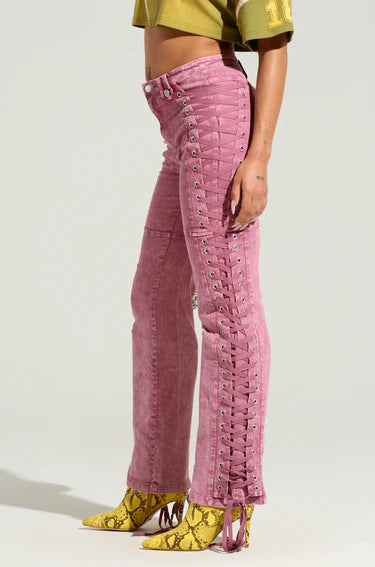 Jeans Bandage con Cordón para Mujer - Estilo Hot Girl Europeo y Americano - Image 28