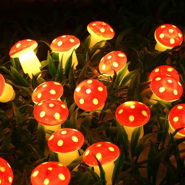 Cadena de Luces LED Setas Decorativas para Fiestas