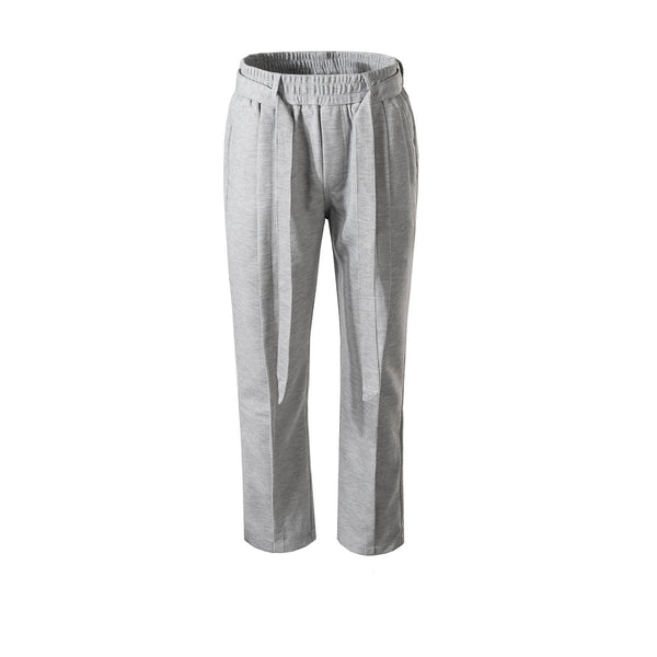 Pantalones de Descanso Rectos Unisex con Cinturón