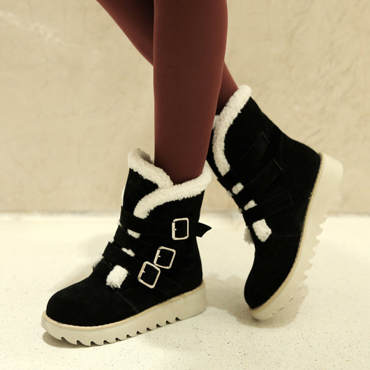 Botas de Nieve Talla Grande con Hebilla - Comodidad Total en Invierno - Image 2