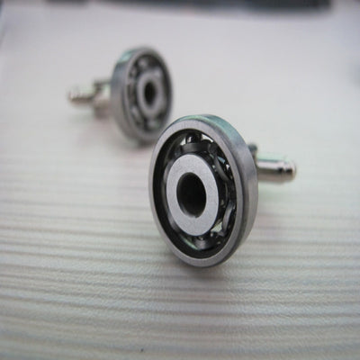 Gemelos de Acero Tungsteno Negro con Rodamientos de Perlas - Image 7