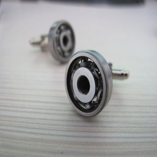 Gemelos de Acero Tungsteno Negro con Rodamientos de Perlas - Image 7