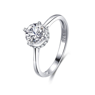 Anillo de Plata 925 con Diamantes Incrustados Clásico - Image 7