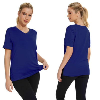 Blusa Suelta de Verano Cuello Redondo con Abertura Lateral - Image 18