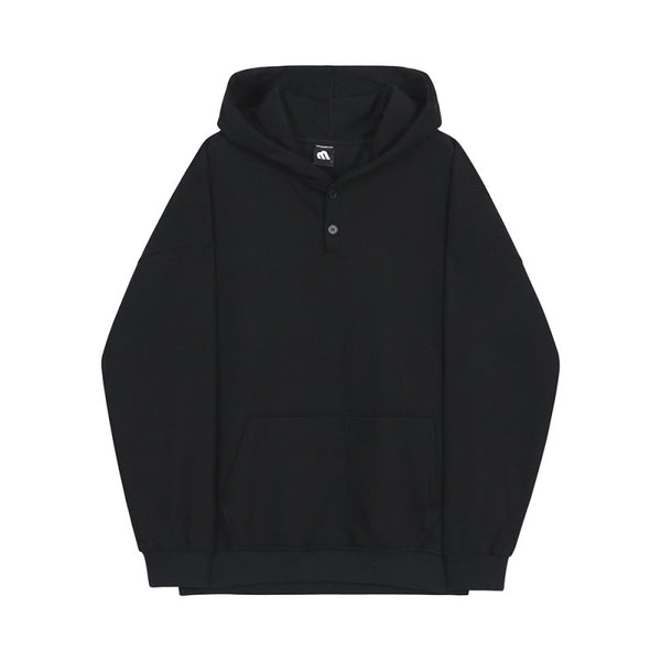 Sudadera con Capucha Hombre Oversize Casual Otoño Colores Lisos - Image 3