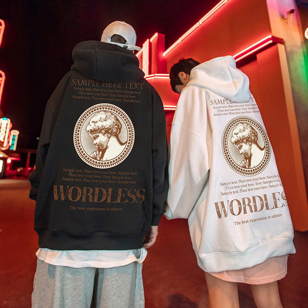Sudadera con Capucha Holgada para Pareja - Estilo Trendy Unisex