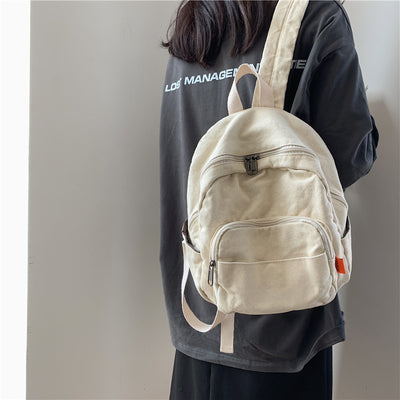 Mochila Casual Retro Lona Lavada - Colección Sen para Estudiantes - Image 10