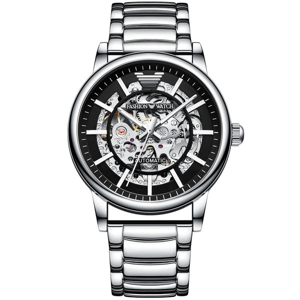 Reloj Mecánico Automático Multifuncional con Esfera Transparente y Resistencia al Agua - Image 3