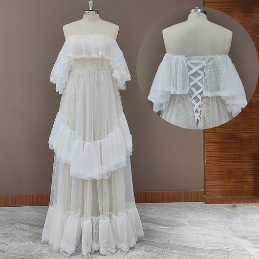 Vestidos de Novia con Lunares para Mujer - Diseño Elegante y Moderno - Image 18