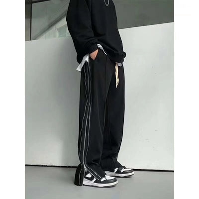 Pantalones Deportivos Hombre Cintura Alta Corte Relajado - Image 12