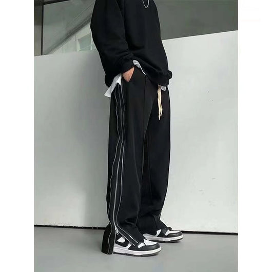 Pantalones Deportivos Hombre Cintura Alta Corte Relajado - Image 12