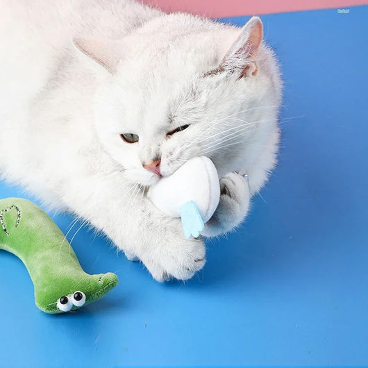 Juguete de Catnip para Gatos - Almohada de Felpa con Protección Dental - Image 7