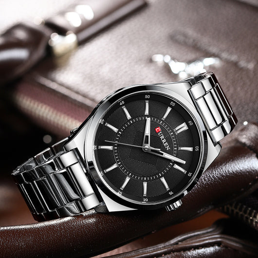 Reloj Empresarial Impermeable para Hombre con Cierre de Barra - Image 23