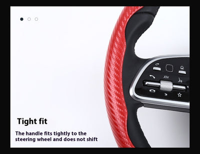 Funda para Volante de Gamuza Absorbente con Patrón Fibra de Carbono - Image 22