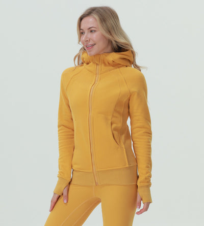 Sudadera Deportiva con Capucha y Cierre Completo para Yoga - Image 2