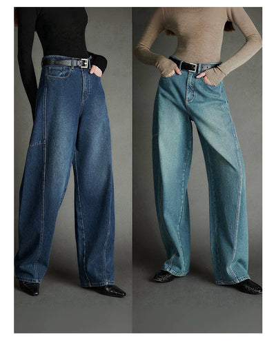 Pantalones Jeans Anchos Deconstructruidos - Estilo Casual Holgado Banana - Image 14