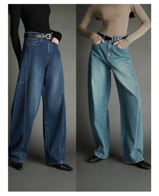 Pantalones Jeans Anchos Deconstructruidos - Estilo Casual Holgado Banana - Image 14