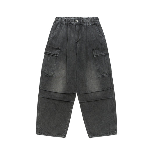 Pantalones Denim Lavado Efecto Floral Desteñido - Image 3