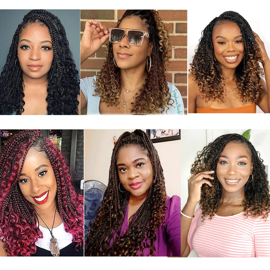 Cabello Trenzado Africano de Fibra Sintética - Trenzas de Ganchillo de 3 Hebras - Image 4