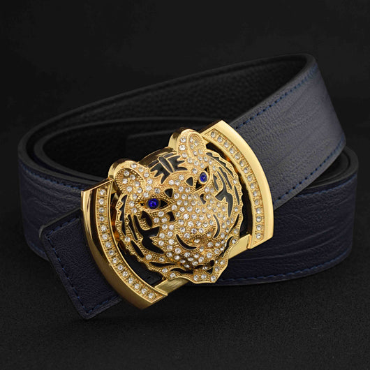 Cinturón de Cuero Casual Tiger Style para Hombre - Image 15