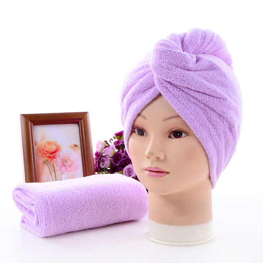 Toalla Turbante Absorbente de Microfibra - Secado Rápido para Cabello - Image 6