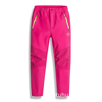 Pantalones Tácticos de Soft Shell para Niños - Otoño e Invierno - Image 13
