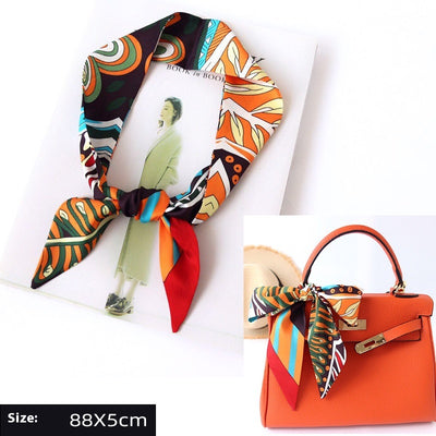 Pañuelos Decorativos para Asas de Bolsas - Cintas Elegantes y Versátiles - Image 26