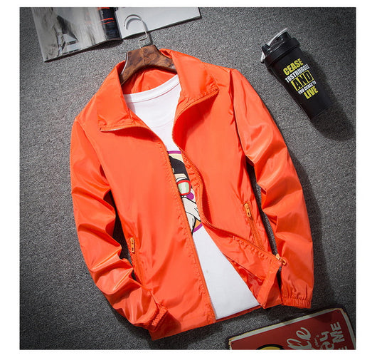 Chaqueta Tallas Grandes Primavera Otoño con Cuello Alzado - Image 10