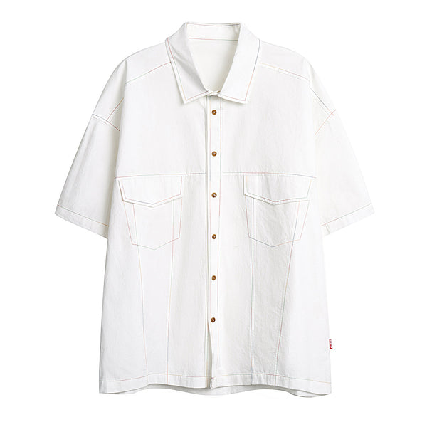 Camisa Suelta de Manga Corta Unisex - Image 3